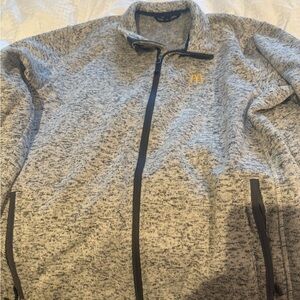 Port Authority Heathered Gray Full-Zip Jacket